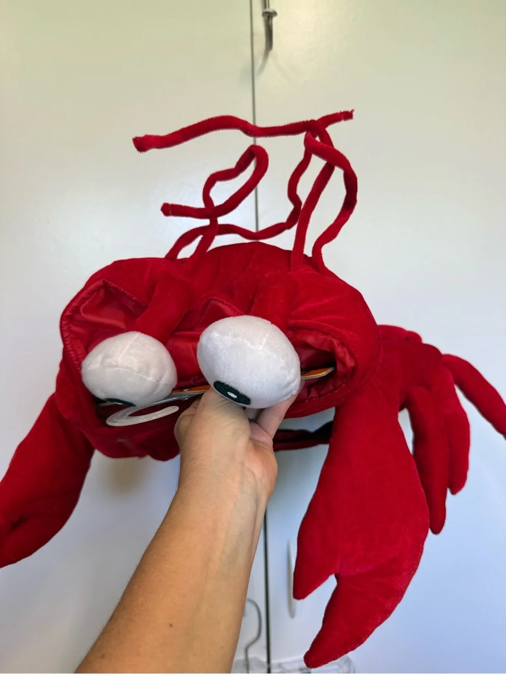 Red Lobster Pet Costume - Plush Dog Lobster Outfit